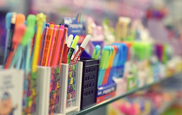 Close-up of a notebook cover